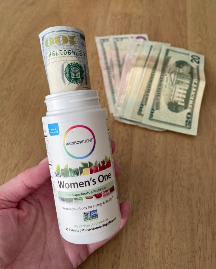 Good places to hide cash at home!