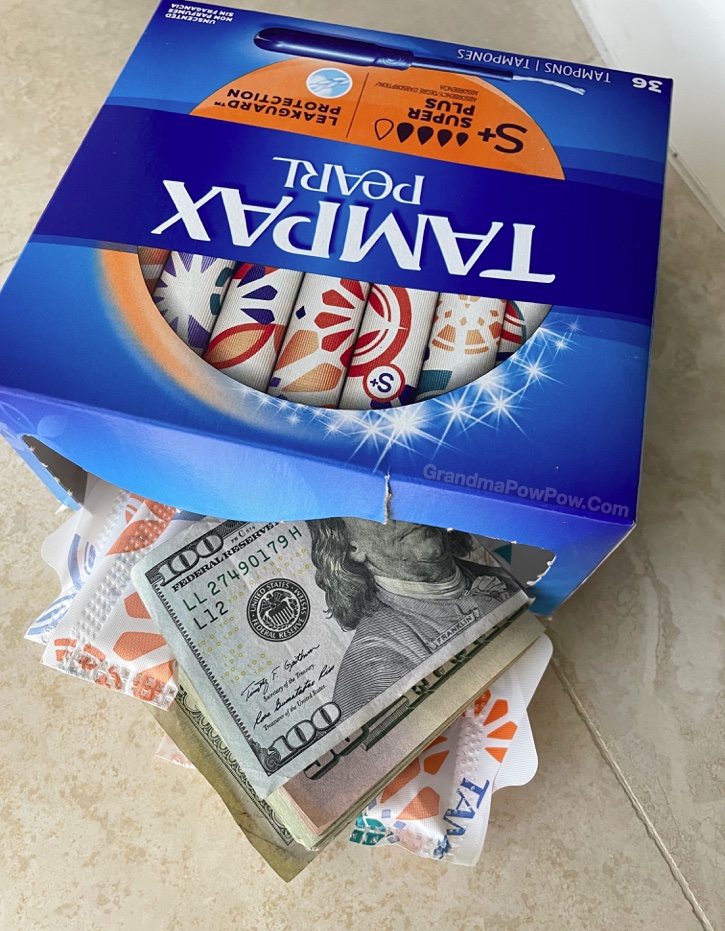 Places to hide money in your room where nobody will look!