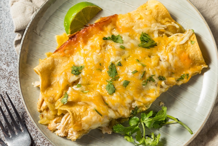 Canned Chicken Green Enchilada Dinner Recipe 