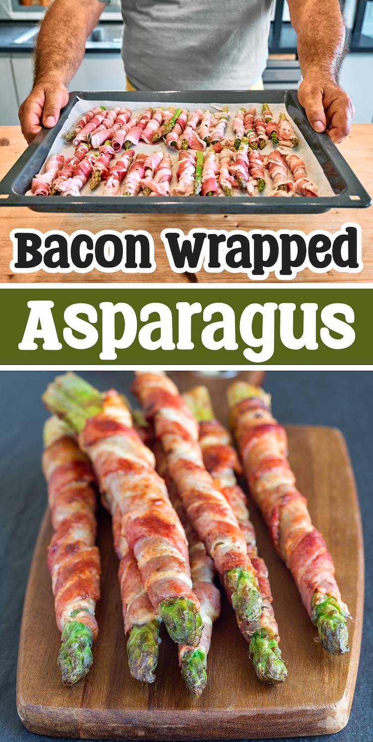 The Best Bacon Wrapped Asparagus Recipe | An easy but impressive side dish recipe for any dinner. This low carb vegetable pairs well with chicken, steak, and seafood. 